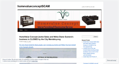 Desktop Screenshot of homevalueconceptisscam.wordpress.com