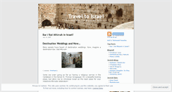 Desktop Screenshot of israeltravel.wordpress.com