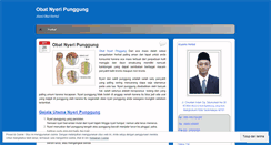 Desktop Screenshot of obatnyeripunggung1.wordpress.com