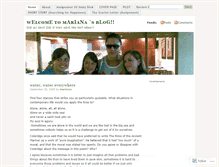 Tablet Screenshot of marimoro.wordpress.com