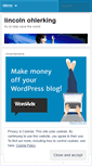 Mobile Screenshot of lincolnohlerking.wordpress.com