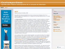 Tablet Screenshot of contemporaneo.wordpress.com