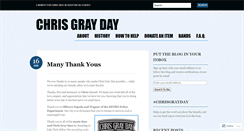 Desktop Screenshot of chrisgrayday.wordpress.com