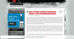 Desktop Screenshot of fujiwhara6.wordpress.com