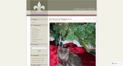 Desktop Screenshot of cinnamonsweet.wordpress.com