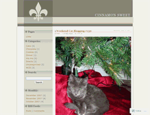 Tablet Screenshot of cinnamonsweet.wordpress.com