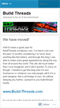 Mobile Screenshot of buildthreads.wordpress.com