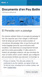 Mobile Screenshot of paubatlle.wordpress.com