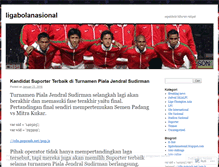 Tablet Screenshot of ligabolanasional.wordpress.com