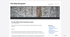 Desktop Screenshot of dailyevergreen.wordpress.com