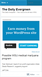 Mobile Screenshot of dailyevergreen.wordpress.com