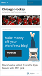Mobile Screenshot of chicagohockey.wordpress.com