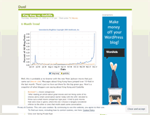 Tablet Screenshot of duel.wordpress.com