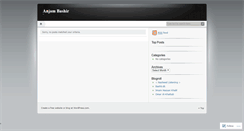 Desktop Screenshot of anjambashir.wordpress.com