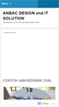 Mobile Screenshot of anbacdesign.wordpress.com