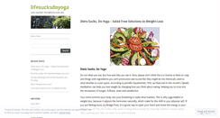 Desktop Screenshot of lifesucksdoyoga.wordpress.com
