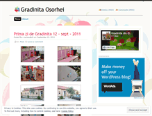 Tablet Screenshot of gradinitaosorhei.wordpress.com