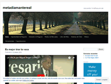Tablet Screenshot of metadiamantereal.wordpress.com
