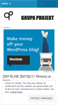 Mobile Screenshot of grupaprojekt.wordpress.com