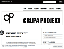 Tablet Screenshot of grupaprojekt.wordpress.com