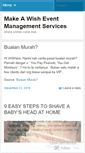 Mobile Screenshot of makeawishems.wordpress.com