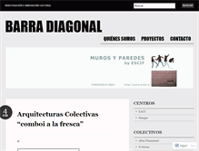 Tablet Screenshot of barradiagonal.wordpress.com