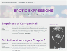 Tablet Screenshot of eroticexpressions.wordpress.com