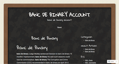 Desktop Screenshot of cn.bancdebinaryaccount.wordpress.com