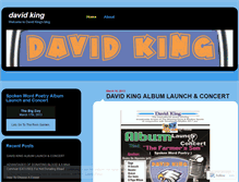 Tablet Screenshot of mrdavidking.wordpress.com