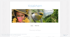 Desktop Screenshot of kolakham.wordpress.com