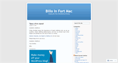 Desktop Screenshot of billo.wordpress.com