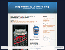 Tablet Screenshot of pharmacyshopcounter.wordpress.com