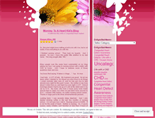 Tablet Screenshot of mommytoaheartkid.wordpress.com