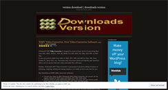 Desktop Screenshot of downloadsversion.wordpress.com