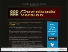 Tablet Screenshot of downloadsversion.wordpress.com
