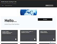 Tablet Screenshot of andriesurya.wordpress.com
