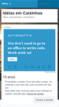 Mobile Screenshot of ideiasemcaixinhas.wordpress.com