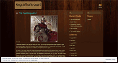 Desktop Screenshot of kingarthurblog.wordpress.com