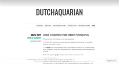 Desktop Screenshot of dutchaquarian.wordpress.com