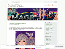 Tablet Screenshot of magicavi.wordpress.com