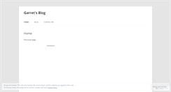 Desktop Screenshot of garret.wordpress.com