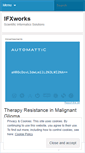 Mobile Screenshot of ifxworks.wordpress.com