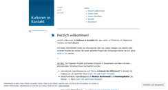 Desktop Screenshot of kultureninkontakt.wordpress.com