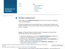 Tablet Screenshot of kultureninkontakt.wordpress.com