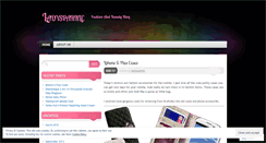 Desktop Screenshot of ladysparkle.wordpress.com