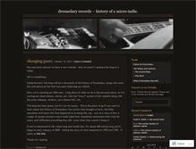 Tablet Screenshot of dromedaryrecords.wordpress.com