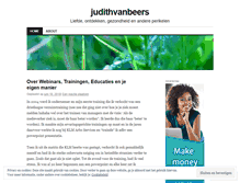 Tablet Screenshot of judithvanbeers.wordpress.com