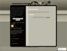 Tablet Screenshot of monografiadireito.wordpress.com