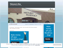 Tablet Screenshot of mixturesrx.wordpress.com