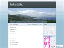 Tablet Screenshot of cocoknight1.wordpress.com
